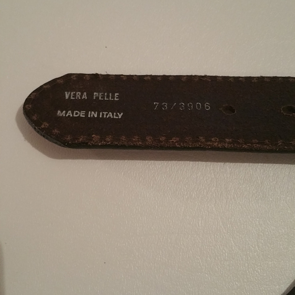 Vintage brown leather belt new
